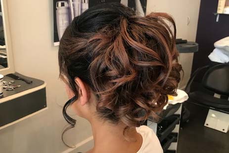 Brides hairstyle for wedding